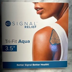 NEW Signal Relief Tri-Fit aqua 3.5” Mini PAIN PATCH